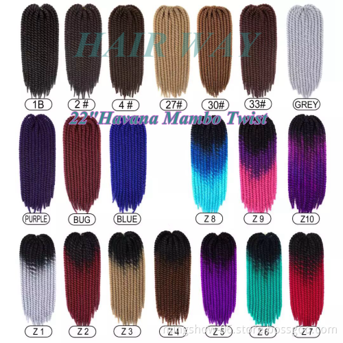 Wholesale 2X Senegalese Ombre  Twist Braids Crochet Synthetic Hair